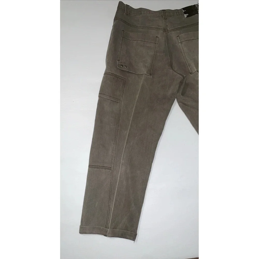 VTG Karl Kani Relax Loose Fit Cargo Jeans Men 36x30 HipHop Y2K Grunge Streetwear